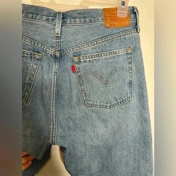 LEVIS Premium 501 S Skinny Distressed Jeans 31 - Picture 6 of 9
